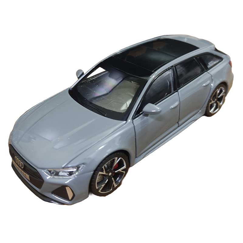 Audi RS6 Diecast Car with Traffic Light view 3