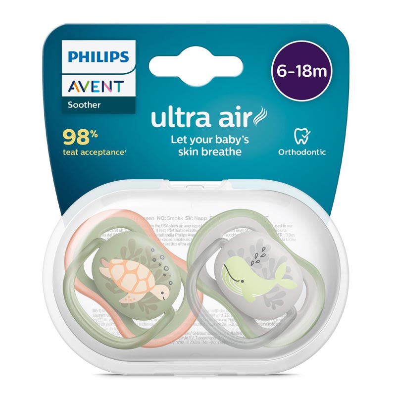Philips Avent Ultra Air Pacifier (6-18m) 2Pcs Set